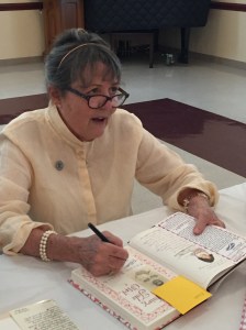 Susan Branch signing books in Brewster.